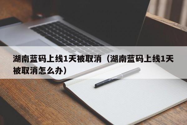 湖南蓝码上线1天被取消（湖南蓝码上线1天被取消怎么办）