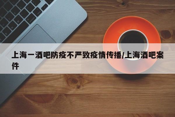 上海一酒吧防疫不严致疫情传播/上海酒吧案件