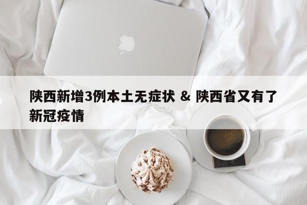 陕西新增3例本土无症状 & 陕西省又有了新冠疫情